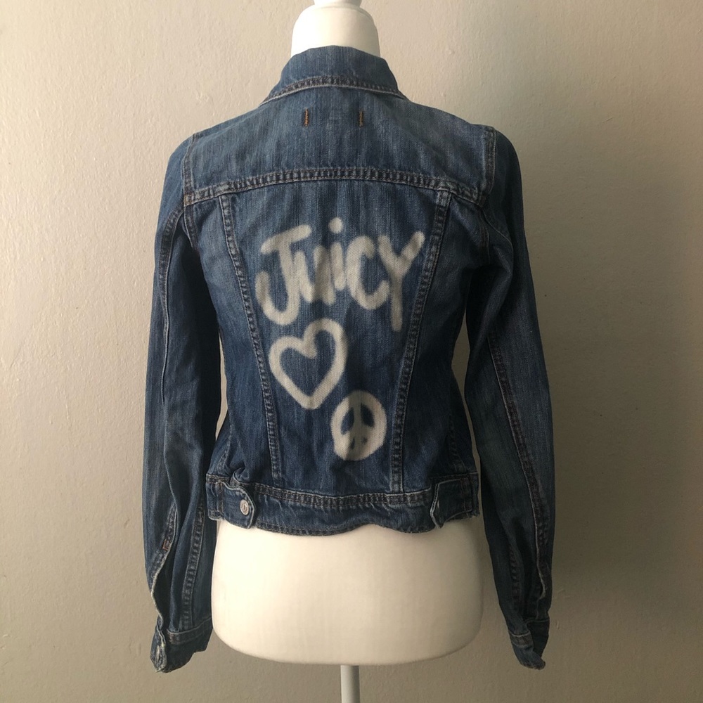 Juicy Couture Peace Love Denim Jacket